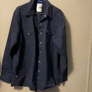Men's Classic Navy Shirt Jacket